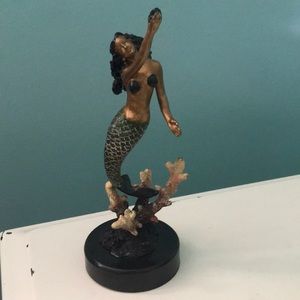 SPI Gallery mermaid brass statuette